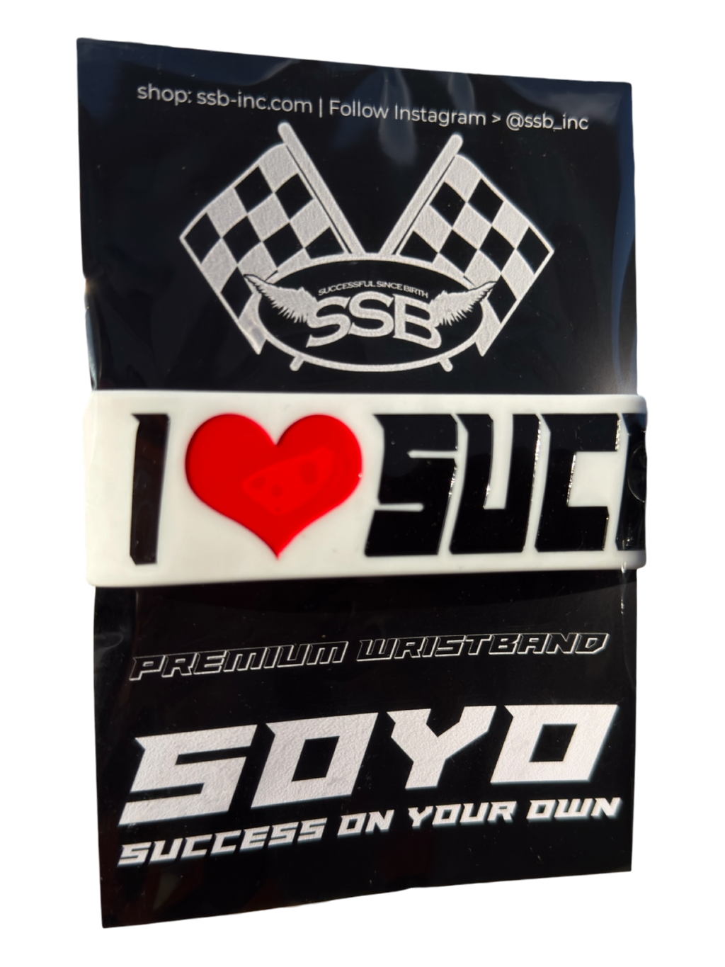 I❤️SUCCESS WRISTBAND - WHITE