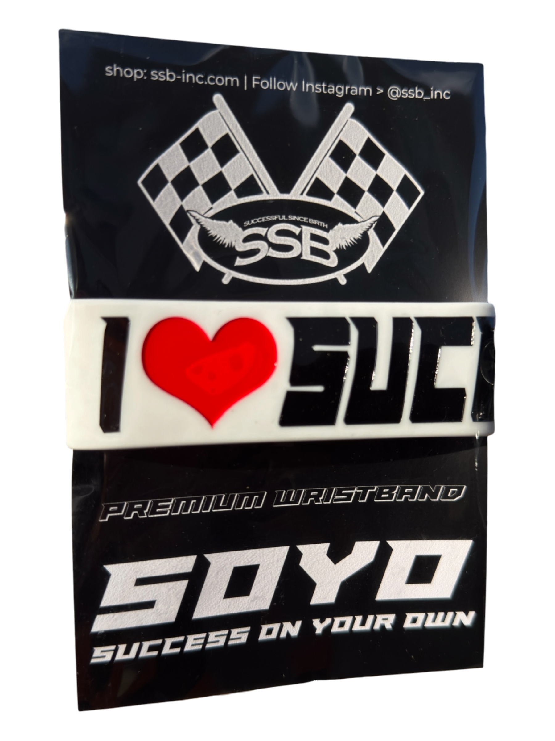 I❤️SUCCESS WRISTBAND - WHITE